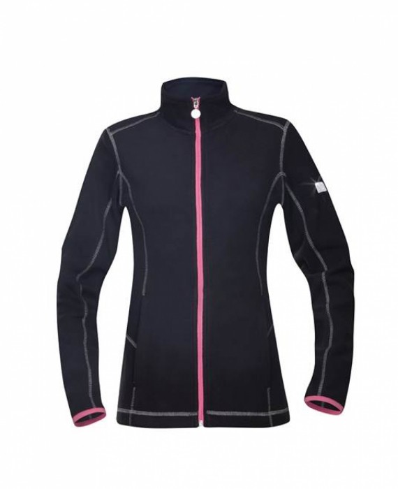 Bluza polarowa FLORET damska - czarny
