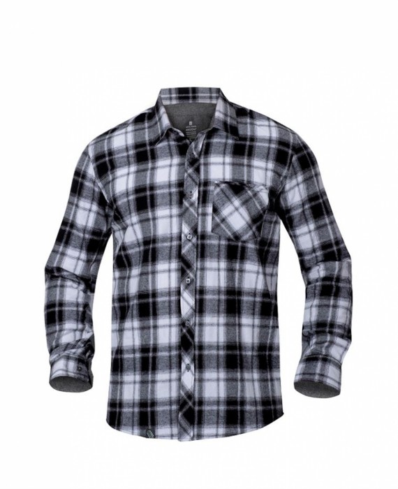Koszula flanelowa OPTIFLANNEL - czarny