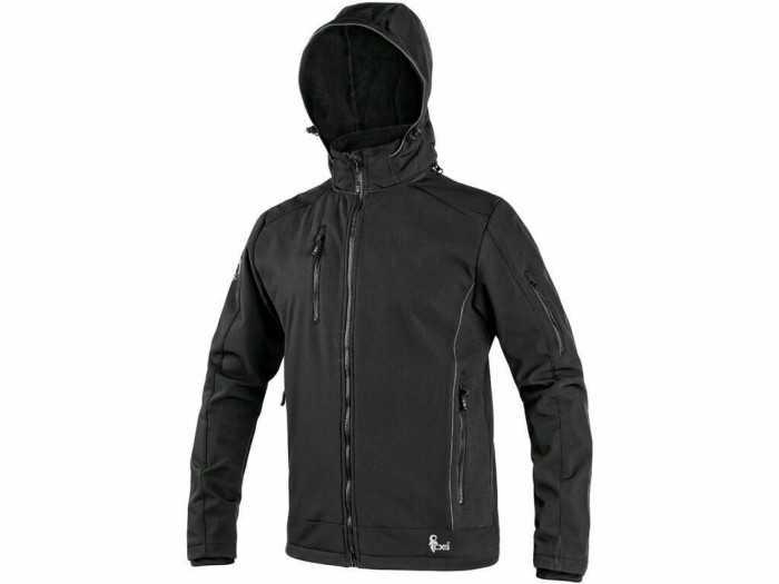 Kurtka softshell CXS DURHAM męska - czarny