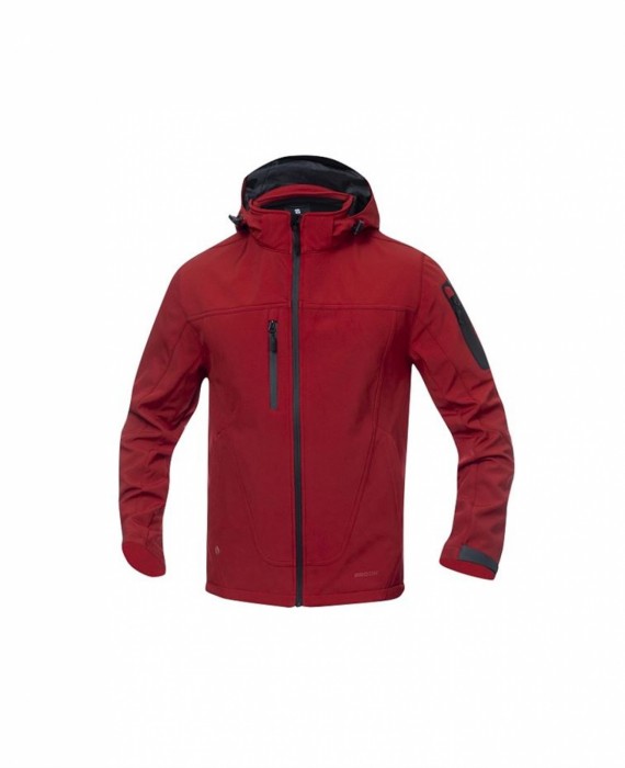 Kurtka softshell SPIRIT zimowa - czerwony