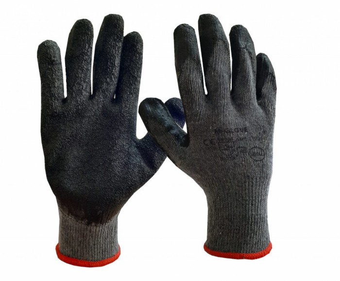 Rękawice powlekane lateksem M-GLOVE DRAGON L1201 3121X
