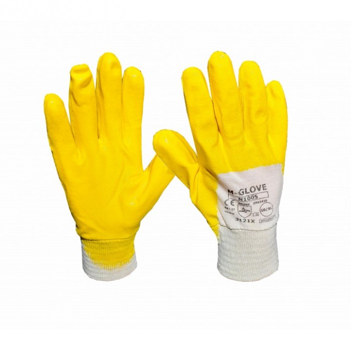 Rękawice M-GLOVE GRIP L4001 1121X powlekane gumą