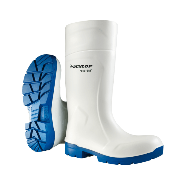 Kalosze DUNLOP PUROFORT FOODPRO MULTIGRIP SAFETY S4 CI SRC - biało-niebieski