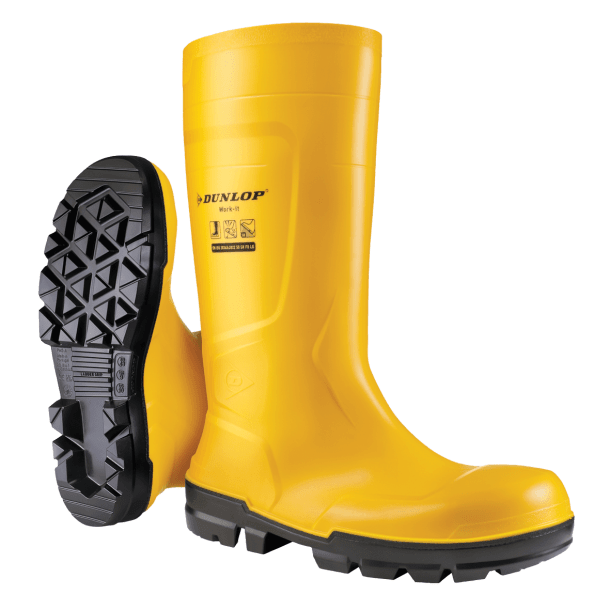 Kalosze Dunlop Work-it Full Safety S5 - żółty